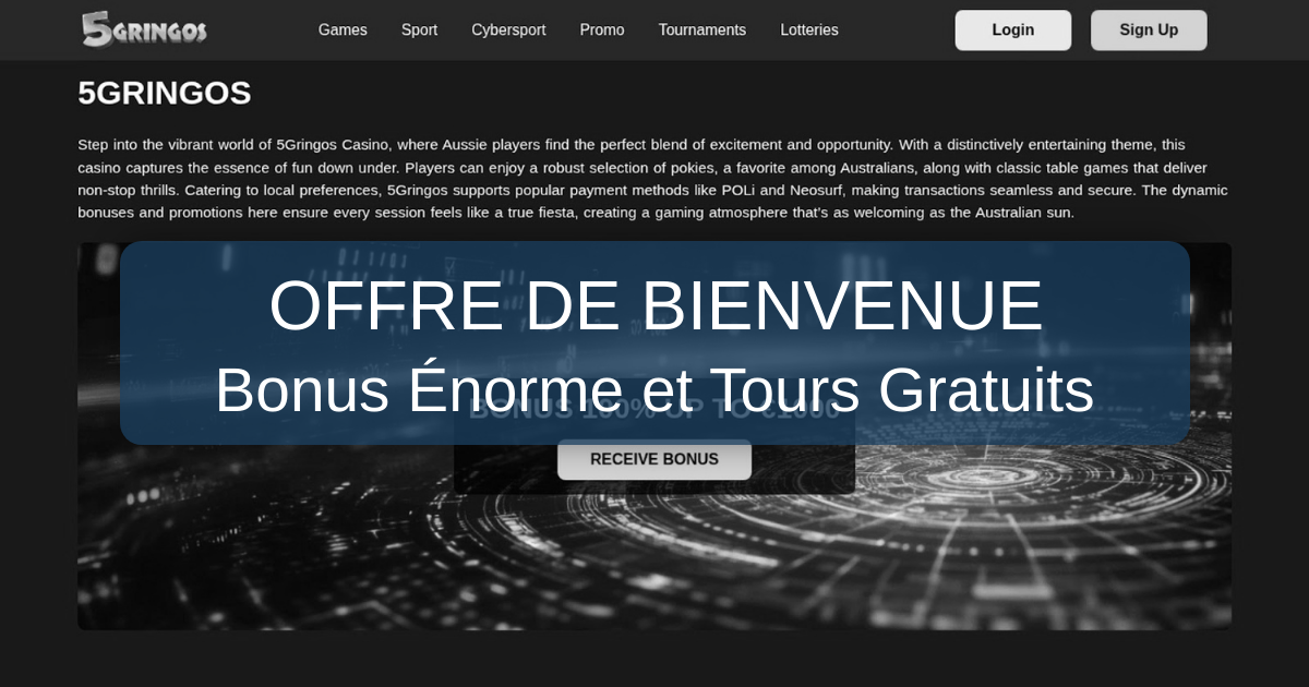 5Gringo Casino France | Machines à sous premium et retraits rapides