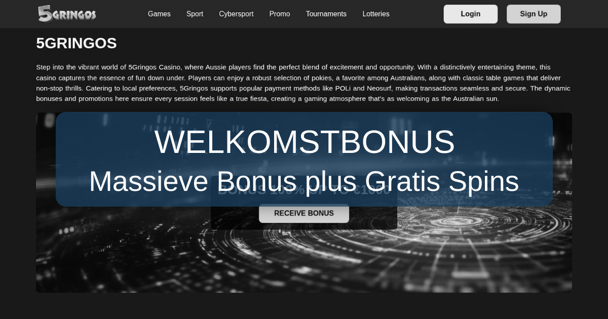 5Gringo Casino Nederland - Top Gokkasten & Snelle Uitbetalingen